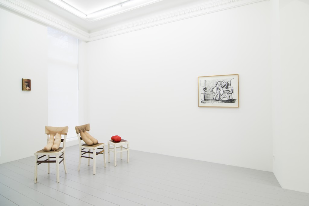 George Condo, Sarah Lucas, Philip Guston