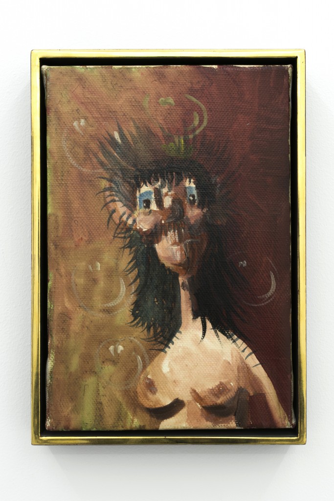 George Condo , Nude Pod, 1998,  Oil and acrylic on canvas