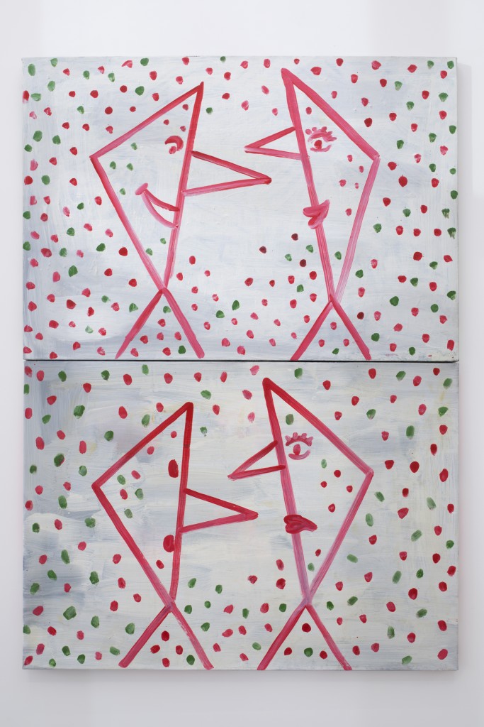 Helmut Middendorf, Talkshow, 1995 , Acrylic on canvas